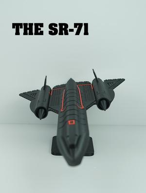 The SR-71! ( NO AMS, NO SUPPORTS, NO GLUE)