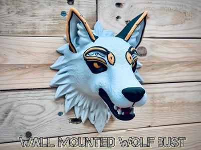 Wolf Bust (wall mounted)