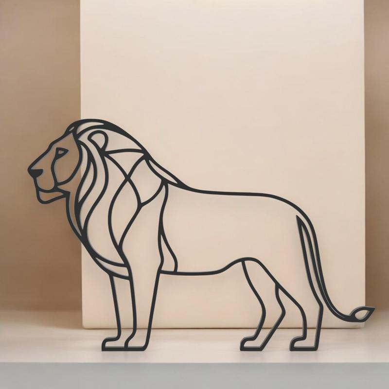 Lion Line Art - Desktop Line Art