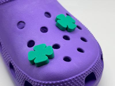 Shamrock Clover Croc Lucky Charm | St Patricks Day
