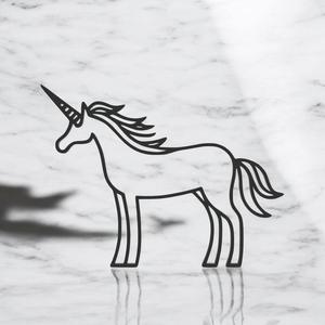 Unicorn Line Art - Desktop Line Art