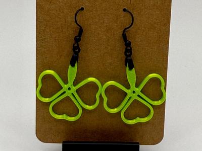 Shamrock Clover St Patrick's Day Earrings 