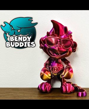 Monkey Puckbo Boxer Glasses / Ape Articulated / Print-in-Place Creature / Cute Beast / Fantasy World