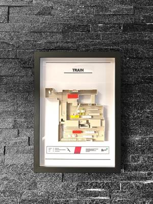 3D Printed Gaming Map -Inspired by "Train" - Fan Art
