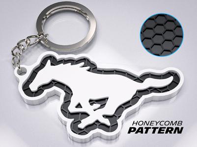 Mustang Keychain