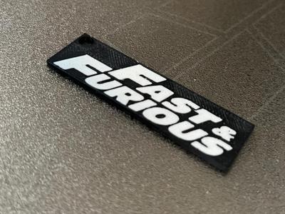 Fast & Furious Keychain