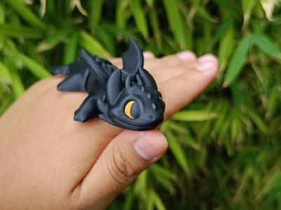 Flexi Cute Night Fury | Print in place