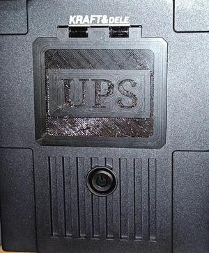 UPS SCREEN COVER, PRINT IN PLACE