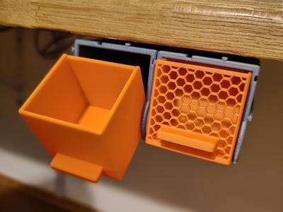 Rail 100 under Desk - Modular Storage Drawer