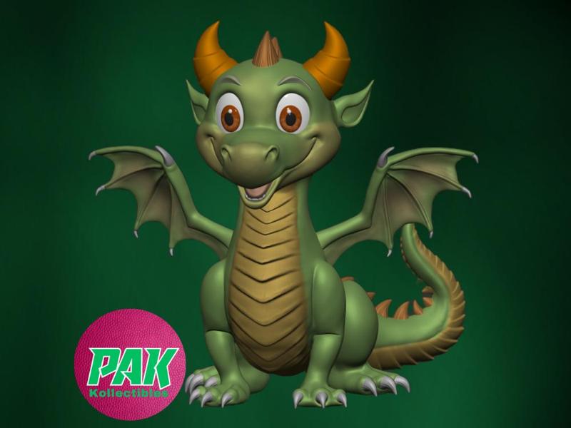 Printable Dragon 3D Model 