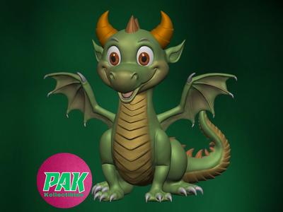 Printable Dragon 3D Model 