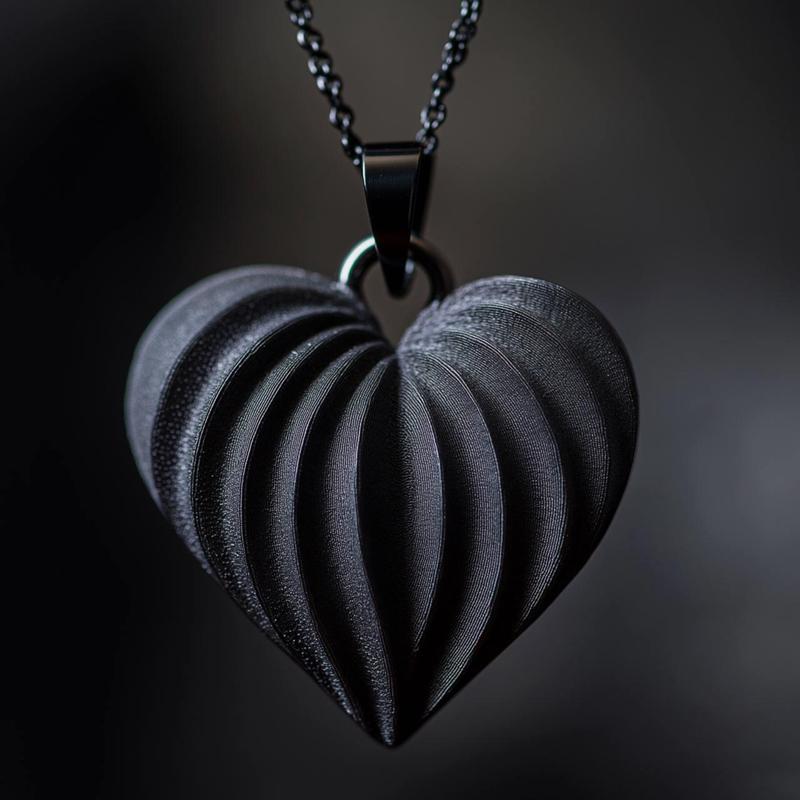 Eclipse Heart Pendant – A Bold Expression of Love