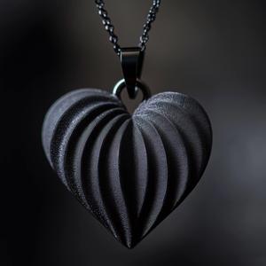 Eclipse Heart Pendant – A Bold Expression of Love