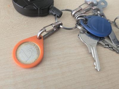 Not Groschen, 1€, 2€, pendant -PLA and TPU-