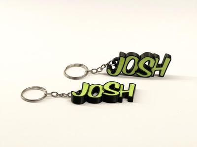 Beautiful keychain with the name Josh