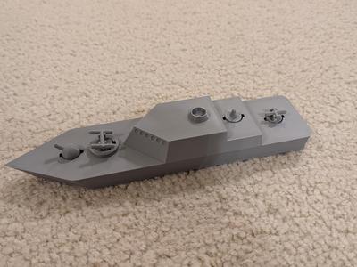 Simple Modular Missile Frigate