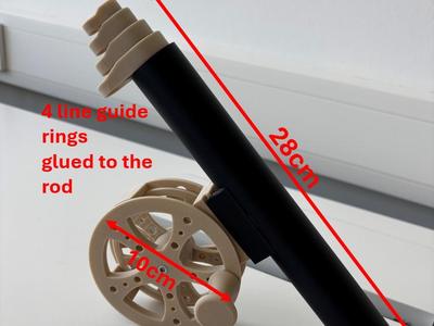Fishing rod with reel