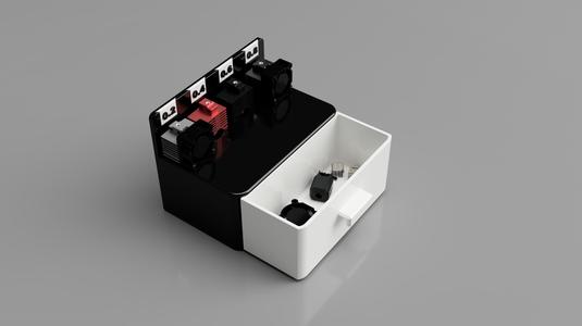 Skadis hotend holder & drawer