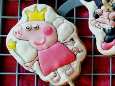 pepa pig cutter cookies