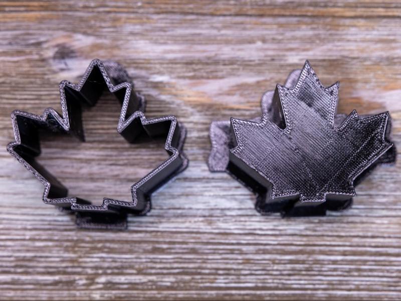 Cake Pop Disc Tool Maple Leaf