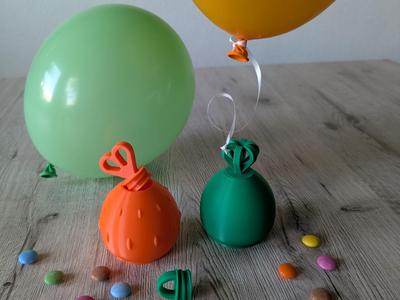 Candy Container with Screw-on Lid for Balloons