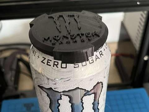 Monster can lid