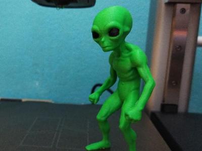 Alien Grumpy Standing Ground