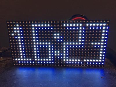 Frame / Enclosure for 16x32 RGB Matrix Clock