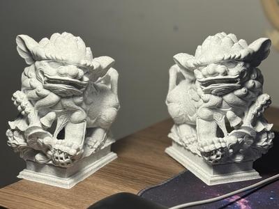 Chinatown Guardian Lion – Highly Detailed Statue