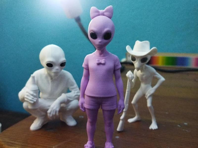 Small Alien Girl (cute but deadly)