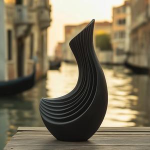Black Swan Vase for Elegant Decor