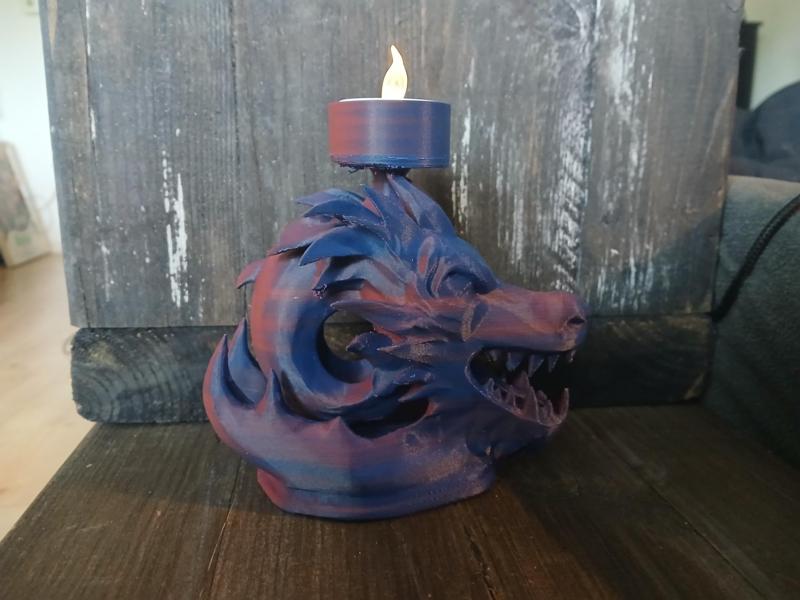 Dragon Tealight Holder