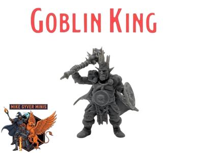 DnD TTRPG Goblin King Miniature