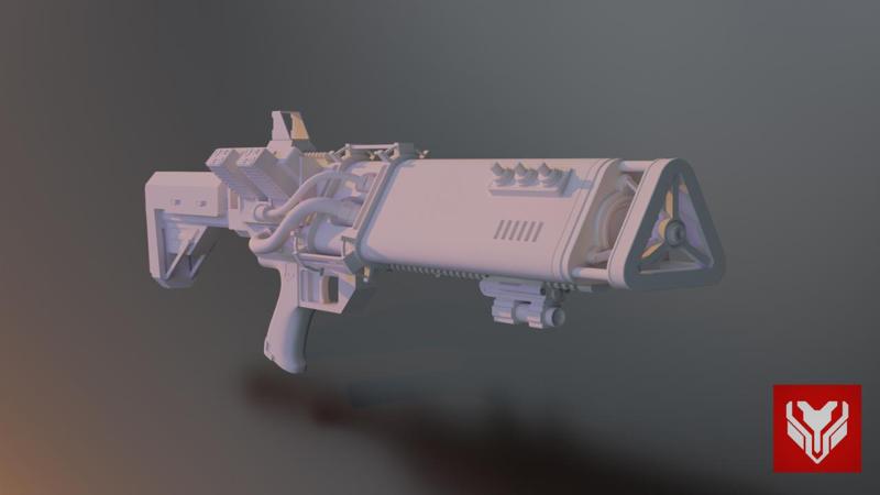 Helldivers 2: LAS-5 Scythe Prop STL (3D Print File)