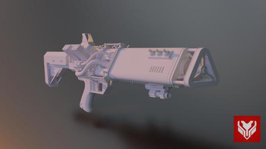 Helldivers 2: LAS-5 Scythe Prop STL (3D Print File)