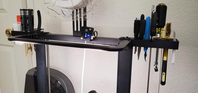 Tool Holder for Ender 3 V3 KE/SE with LED Light Bar, left & right for more tools