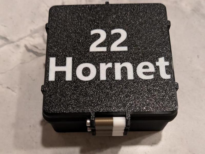22 Hornet 100rnd Ammo Box with Tray