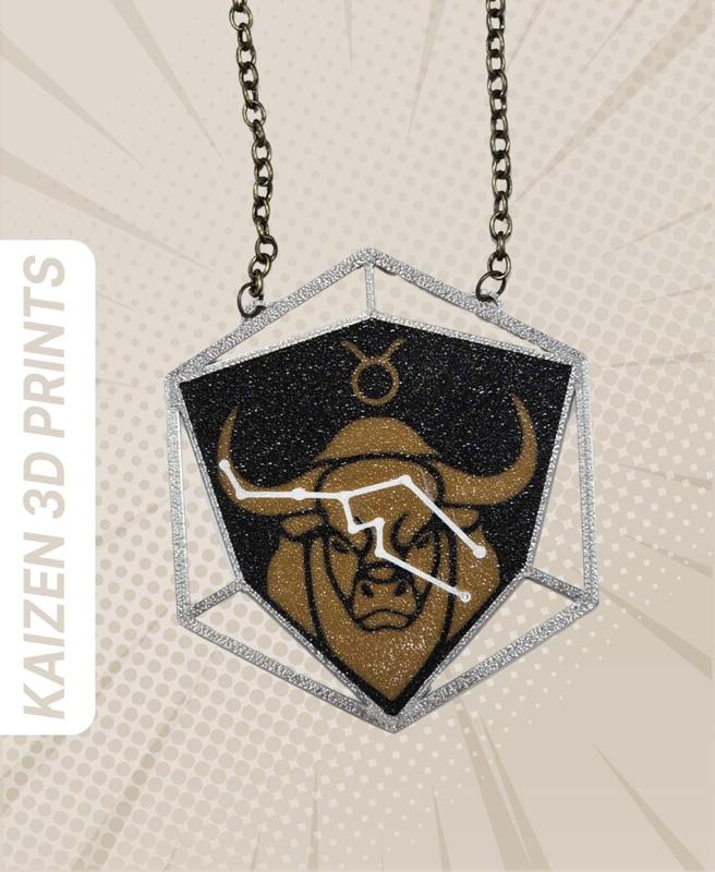 Taurus Astrology Pendant