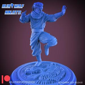 Blue Ninjetti Ranger Statue 