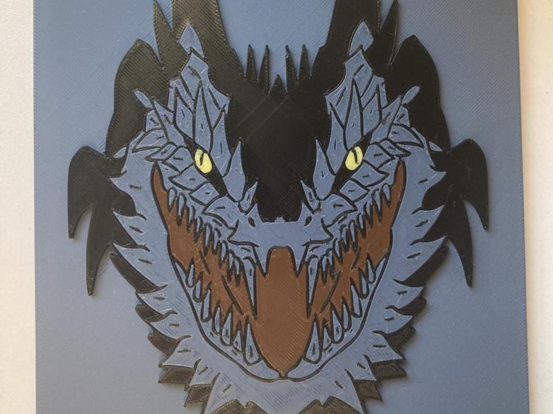 PLAQUE DALAMADUR MONSTER HUNTER 4 ULTIMATE