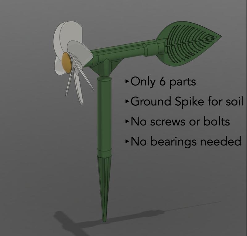 Flower Wind Spinner/Wind Mill