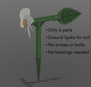Flower Wind Spinner/Wind Mill