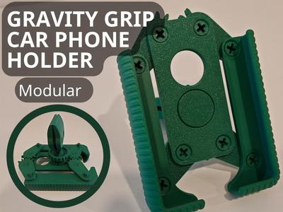 Gravity Grip Car Phone Holder - Modular