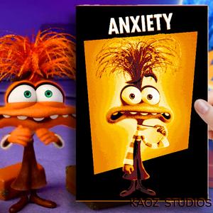 Anxiety Inside Out 2 Movie fanart wall art EASY on any printer!