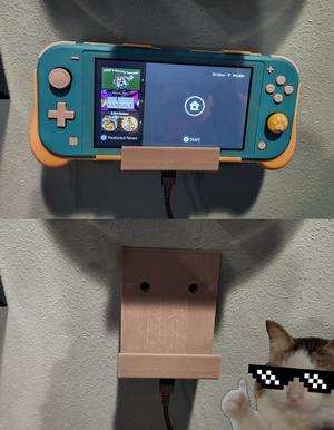 Switch Lite Wall Mount w/ Screw Holes