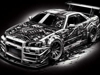 Nissan Skyline R34 GTR