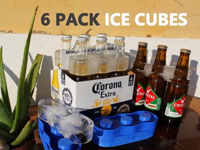 6 Pack Ice Cube Mold