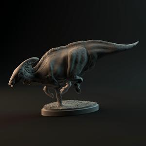 Charonosaurus  running 1-35 scale pre-supported dinosaur