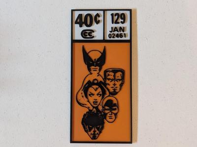 Corner Box recreation - Uncanny X-Men 129