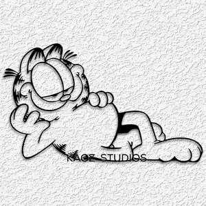garfield wall art cartoon cat wall decor movie fanart